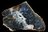 Polished Trent Agate With Stibnite & Realgar - Oregon #184756-1